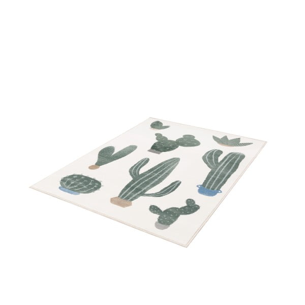 Zeleni/boje slonovače dječji tepih 80x150 cm Cacto Malachite – FD-image-4