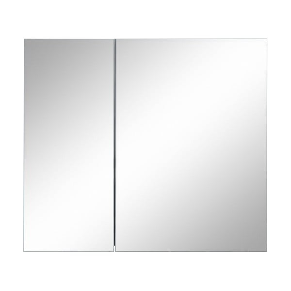 Bijeli zidni kupaonski ormarić sa ogledalom Støraa Wisla, 80 x 70 cm-image-1