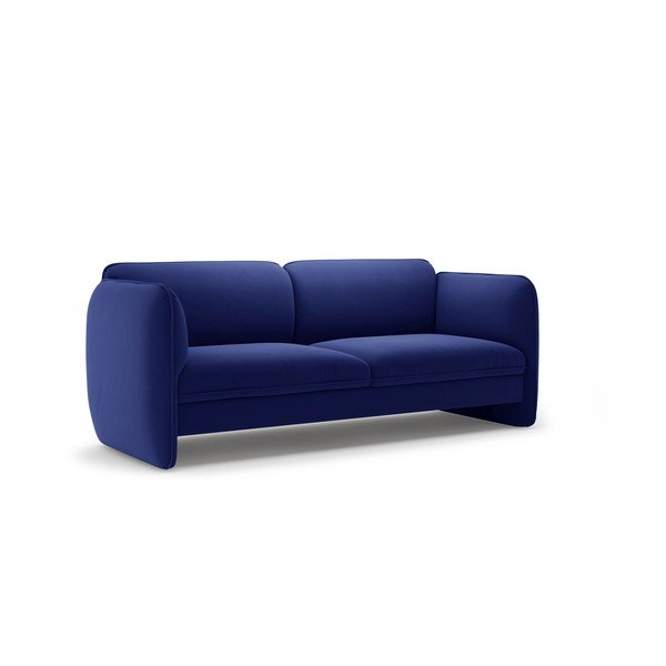 Plava baršunasti sofa 204 cm Georgia – Micadoni -image-2