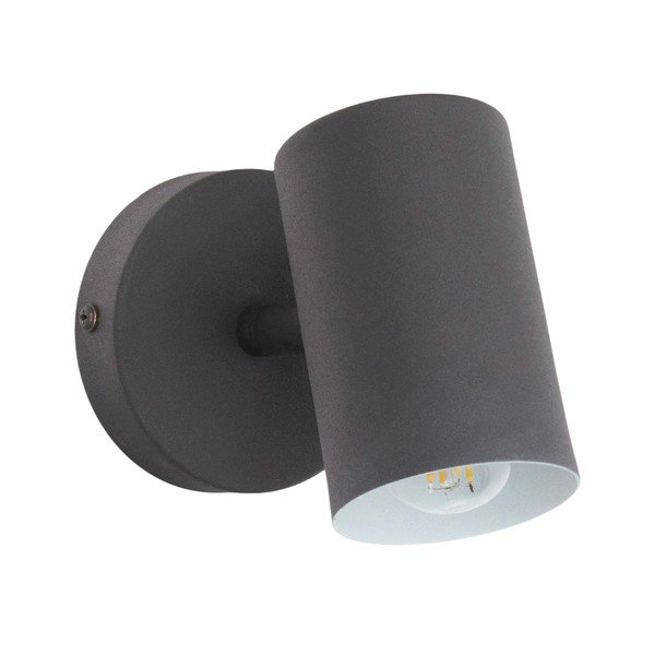 Crna metalna zidna lampa Manie – Kave Home