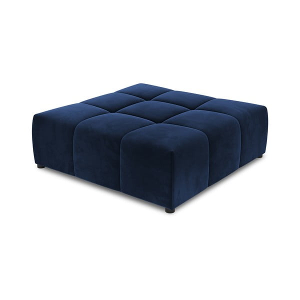 Plavi baršunasti sofa modul Rome Velvet - Cosmopolitan Design