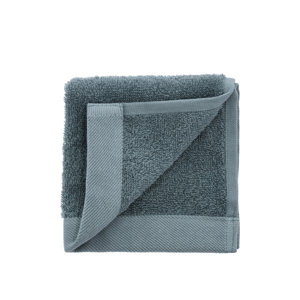 Plavo-zeleni ručnik za lice od organskog pamuka Södahl Comfort, 30 x 30 cm-image-1