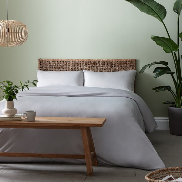 Siva posteljina 200x200 cm So Soft - Catherine Lansfield-image-1