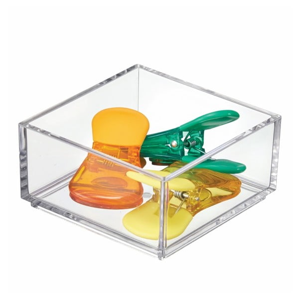Prozirna kutija za pohranu iDesign Clarity Drawer-image-3