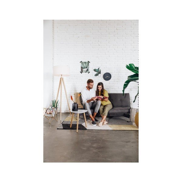 Bijeli pomoćni stolić Bonami Essentials Viby, 55 x 55 cm-image-2