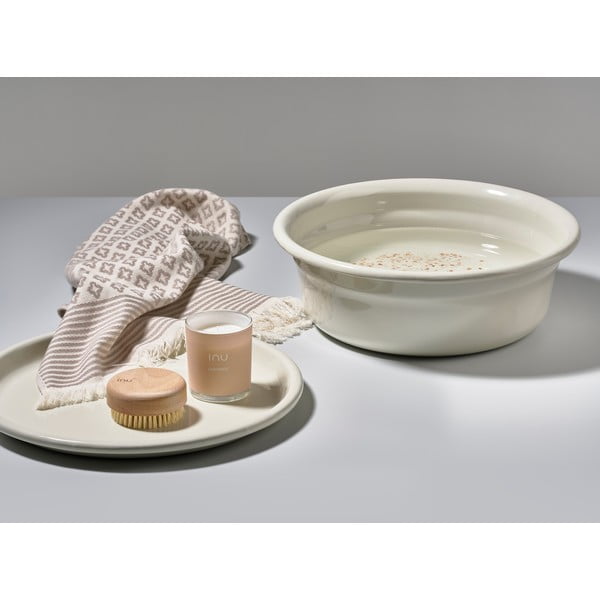 Bež emajlirana posuda za kupku za stopala Zone Inu, 6 l-image-4