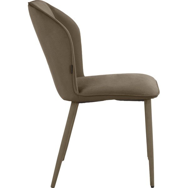 Smeđe baršunaste blagovaonske stolice u setu 2 kom Wilma – Støraa-image-3