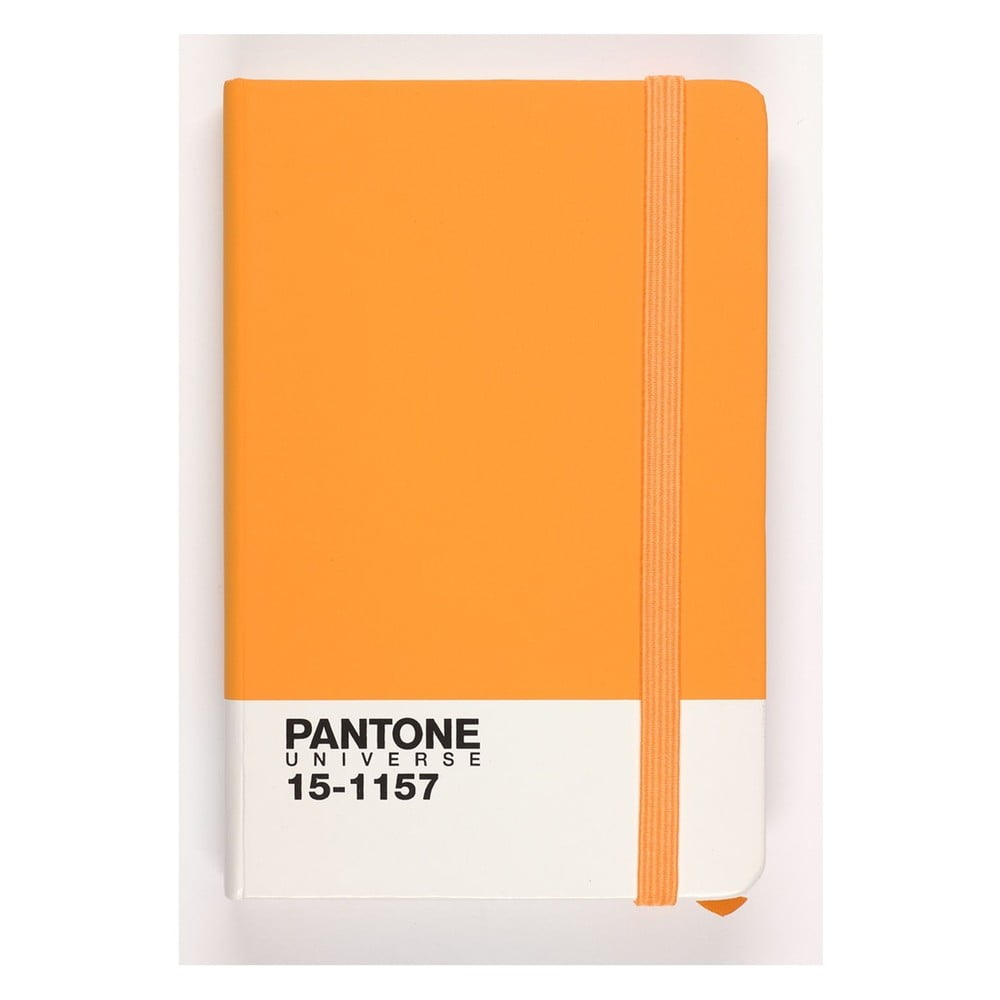 Bilježnica gumena velika plamena narančasta 18-3949