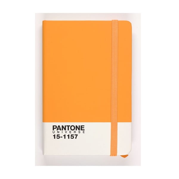 Bilježnica gumena velika plamena narančasta 18-3949