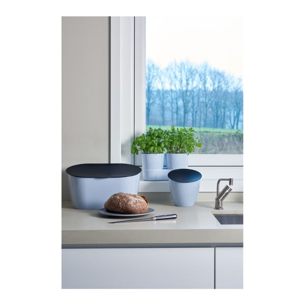 Crna kuhinjska kanta za smeće Mepal Calypso 2,2 l-image-1