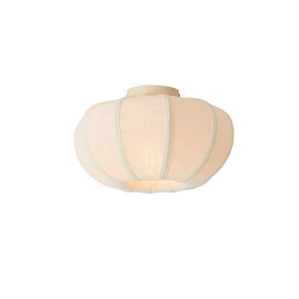 Krem stropna svjetiljka s tekstilnim sjenilom ø 30 cm Zosia – Light & Living-image-1