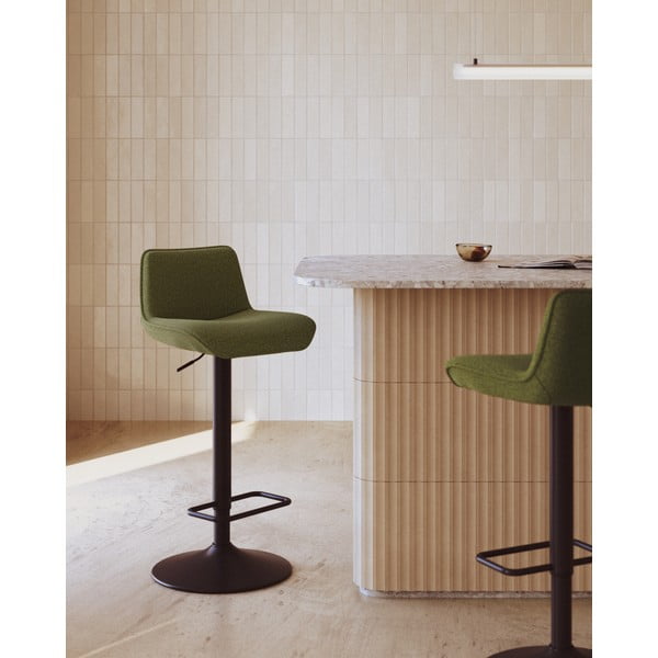 Tamno zelene barske stolice u setu 2 kom 103 cm Zenda – Kave Home-image-1