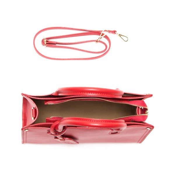 Kožna torbica Anna Luchini 3042 Rosso-image-3