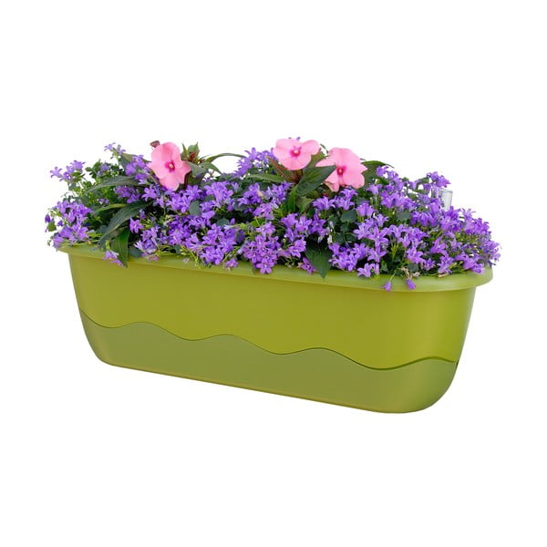 Zelena samozalijevajuća tegla Plastia Mareta, dužina 80 cm-image-1