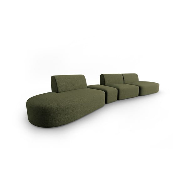 Zelena sofa 412 cm Shane – Micadoni Home-image-1