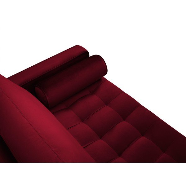 Crvena baršunasta sofa Milo Casa Santo, 174 cm-image-4