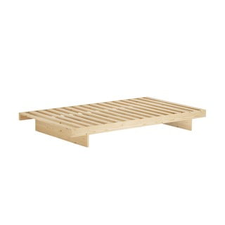 Krevet od masivnog bora s podnicom 90x200 cm u prirodnoj boji Kanso – Karup Design
