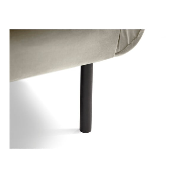 Bež baršunasta fotelja Cosmopolitan Design Vienna-image-3