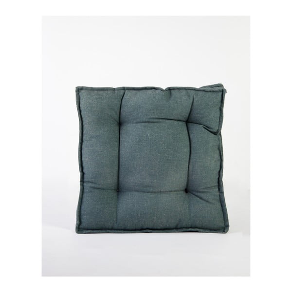 Zeleni jastuk s primjesom lana Surdic Square, 37 x 37 cm