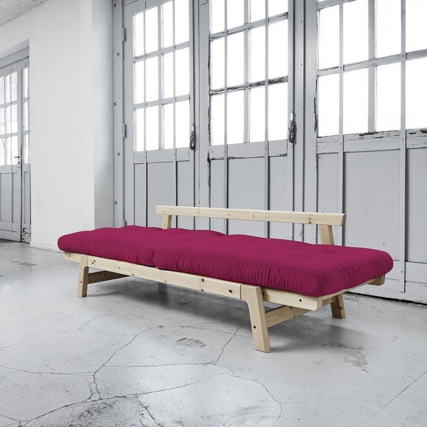 Sofa na razvlačenje Karup Step Natural / Pink-image-2