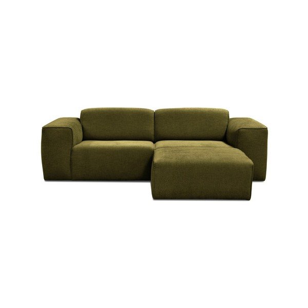 Zeleni trosjed s tabureom Cosmopolitan Design Phoenix