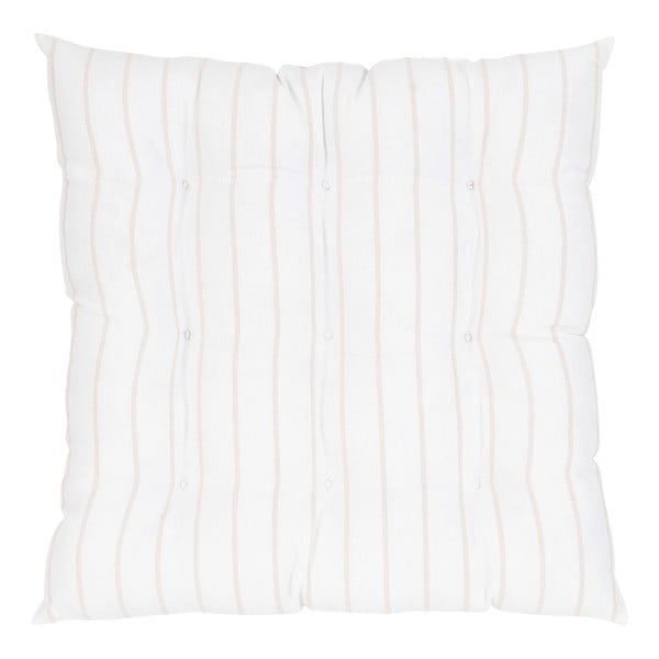 Bijelo-bež pamučni jastuk za sjedenje Westwing Collection Ludmilla