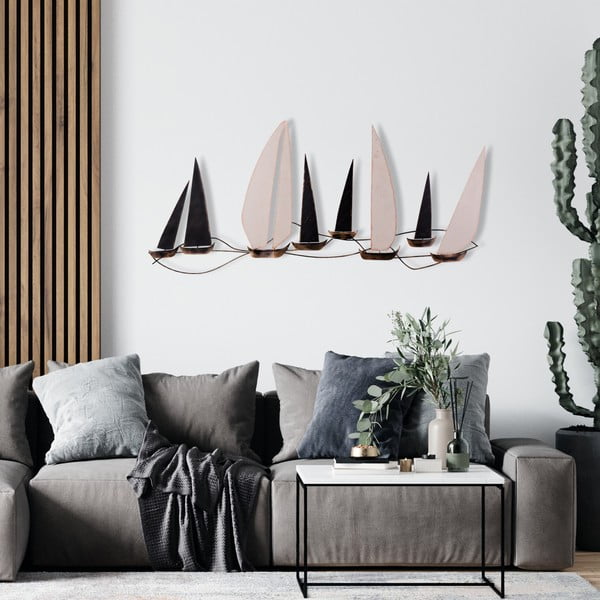 Metalni zidni ukras 117x52 cm Ocean - Wallity-image-1