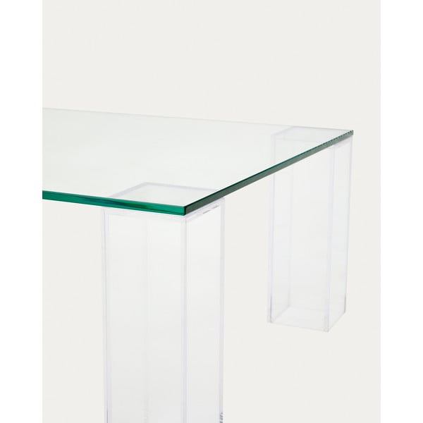 Stakleni stolić za kavu 60x140 cm Adularia – Kave Home-image-3