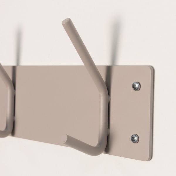 Smeđe-siva metalna zidna vješalica 40 cm Fusion – Spinder Design-image-3