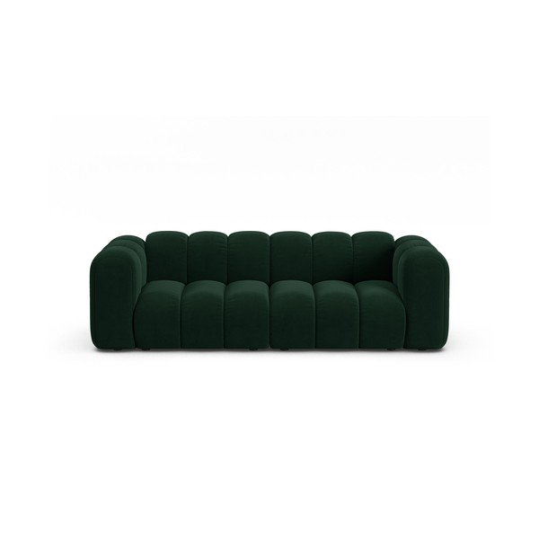 Tamno zelena sofa 228 cm Lupine – Micadoni Home
