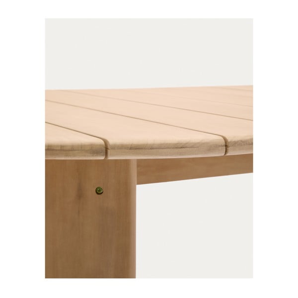 Blagovaonski stol od masivnog eukaliptusa 110x280 cm Xoriguer – Kave Home-image-4