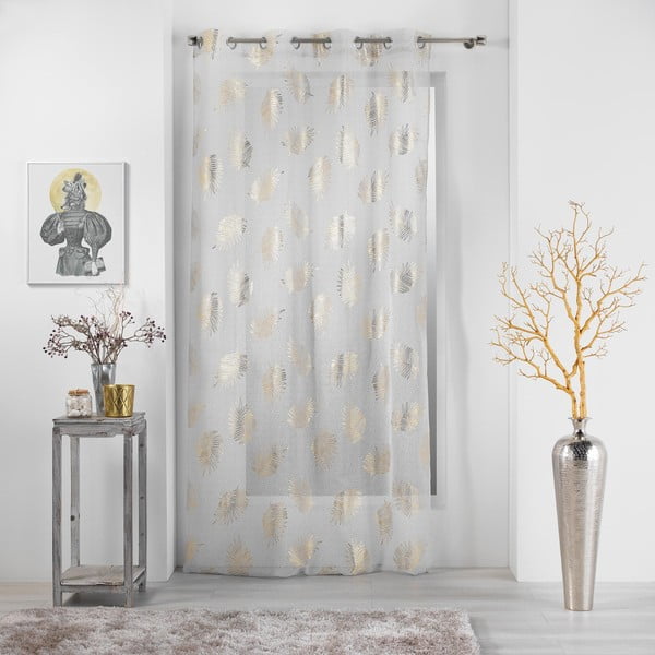 Bež/u zlatnoj boji prozirna zavjesa 140x280 cm Sunny – douceur d'intérieur-image-2