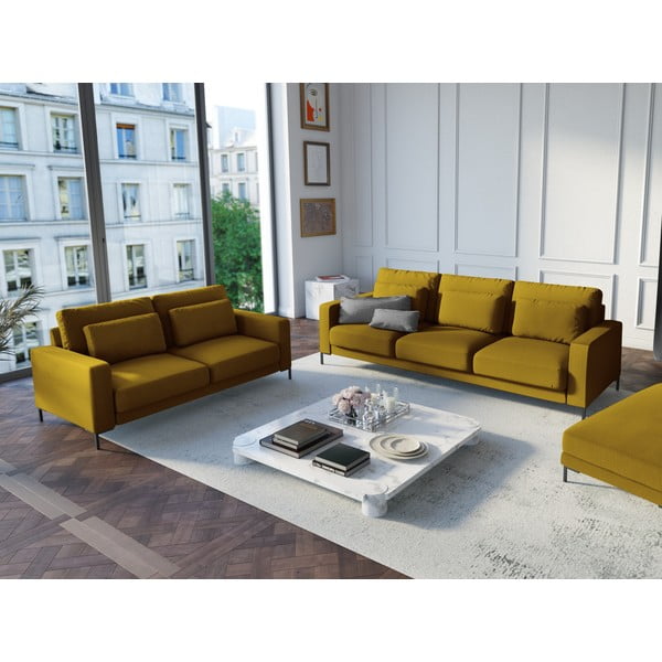 Senf žuta sofa Interieurs 86 Seine, 220 cm-image-1