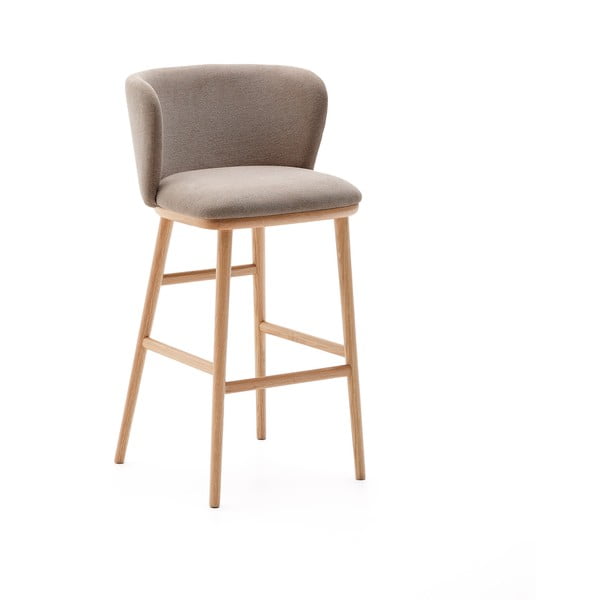 Svjetlo smeđa barska stolica (visine sjedala 75,5 cm) Ciselia – Kave Home
