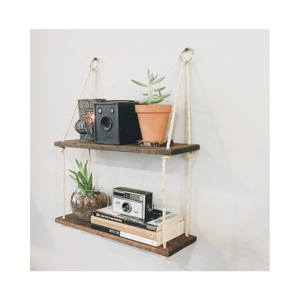 Drvena viseća polica Stringy-image-2