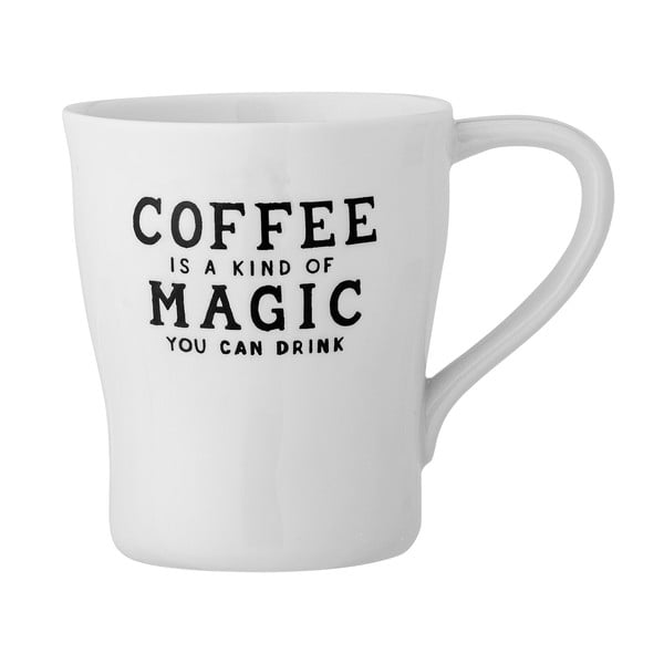 Bijela šalica od kamenine 330 ml Wendy – Bloomingville