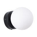 Crno-bijela zidna lampa Blaze – Sollux