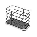 Crni ocjeđivač za posuđe za pribor od nehrđajućeg čelika – Addis