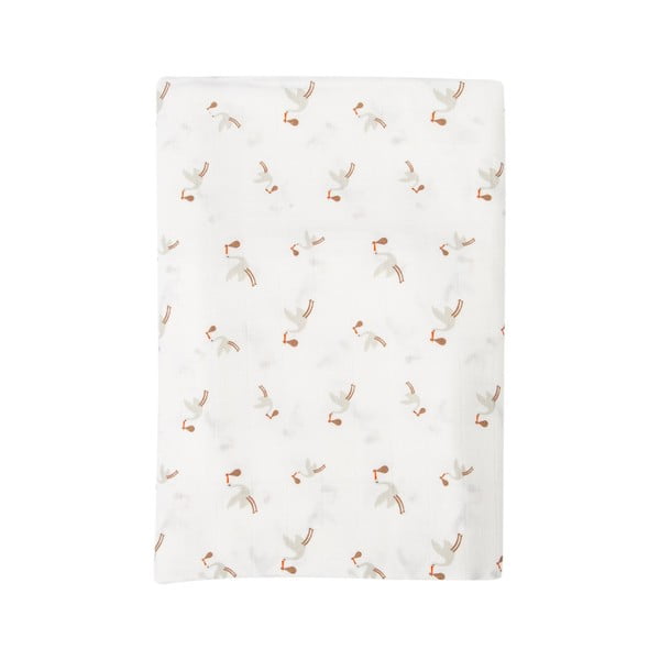 Bijela pamučna deka za bebe 120x120 cm Bebemarin – Mijolnir