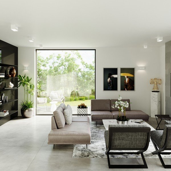 Bijela zidna lampa Lorum Maxi – Sollux-image-1