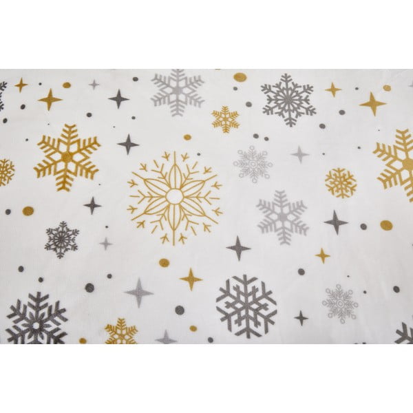 Krem posteljina za krevet za jednu osobu od mikropliša 140x200 cm Magic – My House-image-4