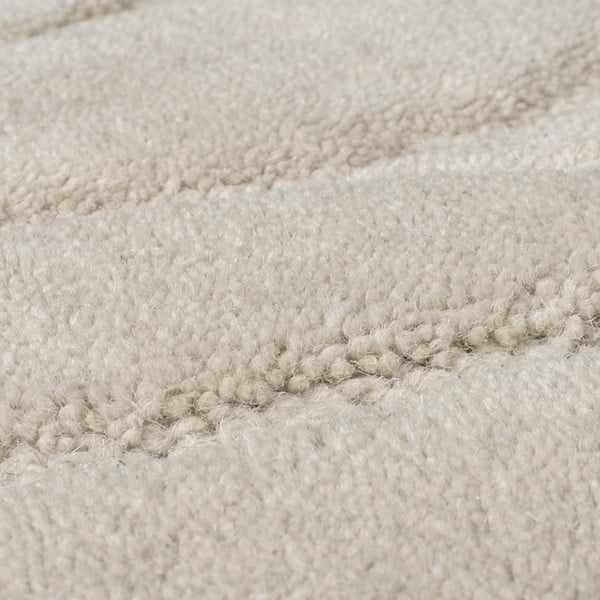 Krem ručno rađen vunen tepih 200x290 cm Mesmerise Natural – Flair Rugs-image-2