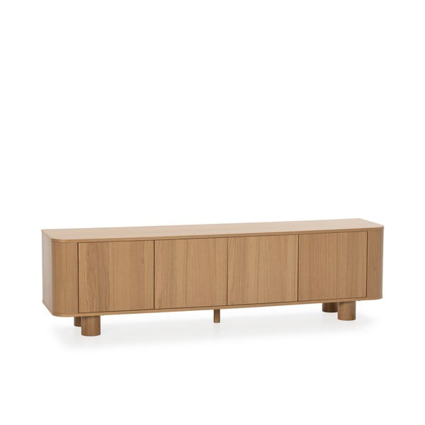 TV komoda u dekoru hrasta u prirodnoj boji 180x50,5x40 cm Padoc – MOME-image-3