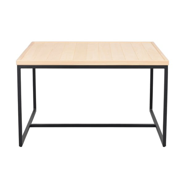 Stolić za kavu s hrastovom pločom stola u prirodnoj boji ø 80 cm Deerfield – Rowico