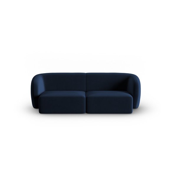 Plava baršunasti sofa 188 cm Paolo – Milo Casa