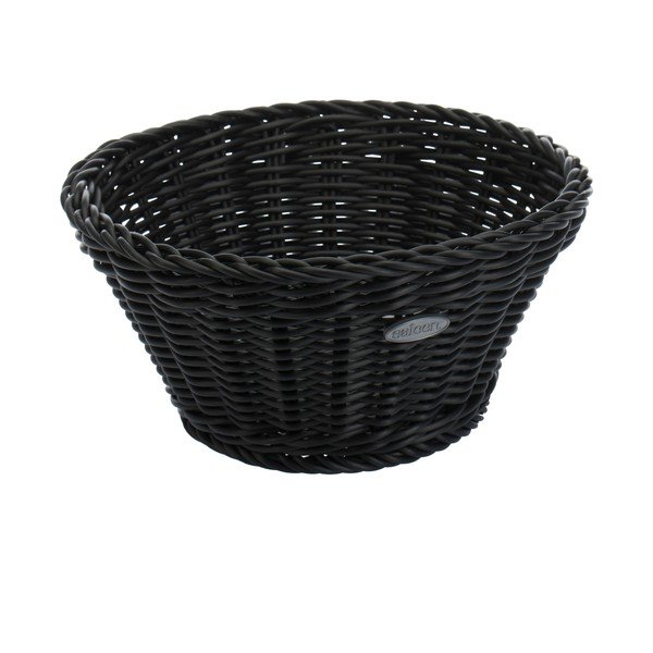 Crna stolna košara Saleen, ø 18 cm-image-1