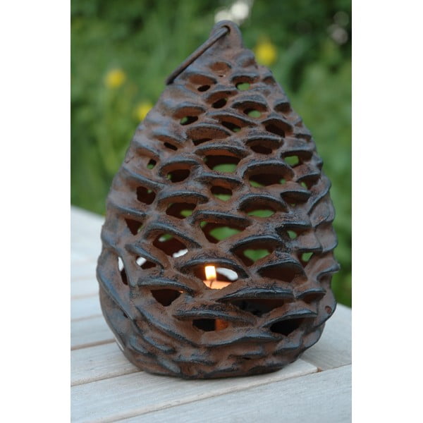 Metalna lanterna (visina 18 cm) Pine Cone – Esschert Design-image-1