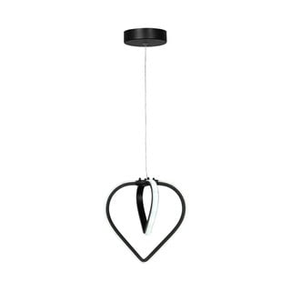 Crna metalna LED viseća svjetiljka ø 22 cm Sevinc – Squid Lighting
