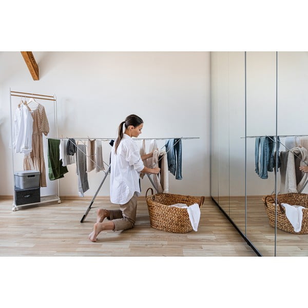 Košara za rublje od morske trave u prirodnoj boji 100 l Belize – Compactor-image-4