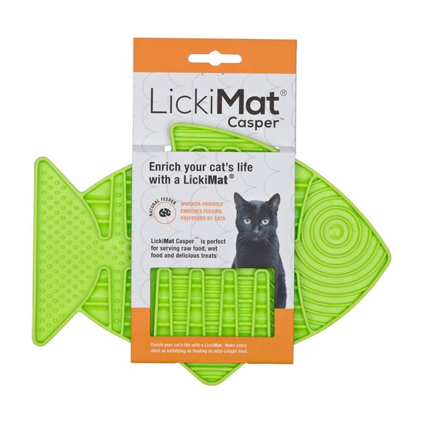 Podloga za lizanje za mačke Casper Green - LickiMat